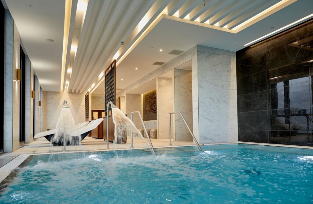 Luxury Hotel, South Wales - Swimming Pool Tiles